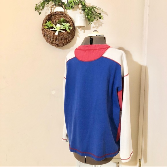 Designer 90s Colorblock Sweatshirt - Picture 4 of 6